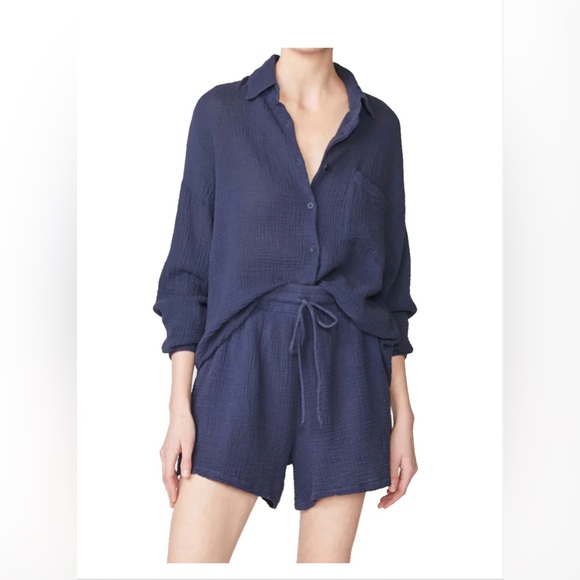 NWT Stateside Gauze Set (2) top & shorts S shopbop curr seas vitamin a - Picture 8 of 9